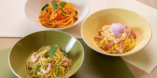 3種のスパゲッティ